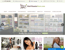 Tablet Screenshot of hairvitaminstore.com